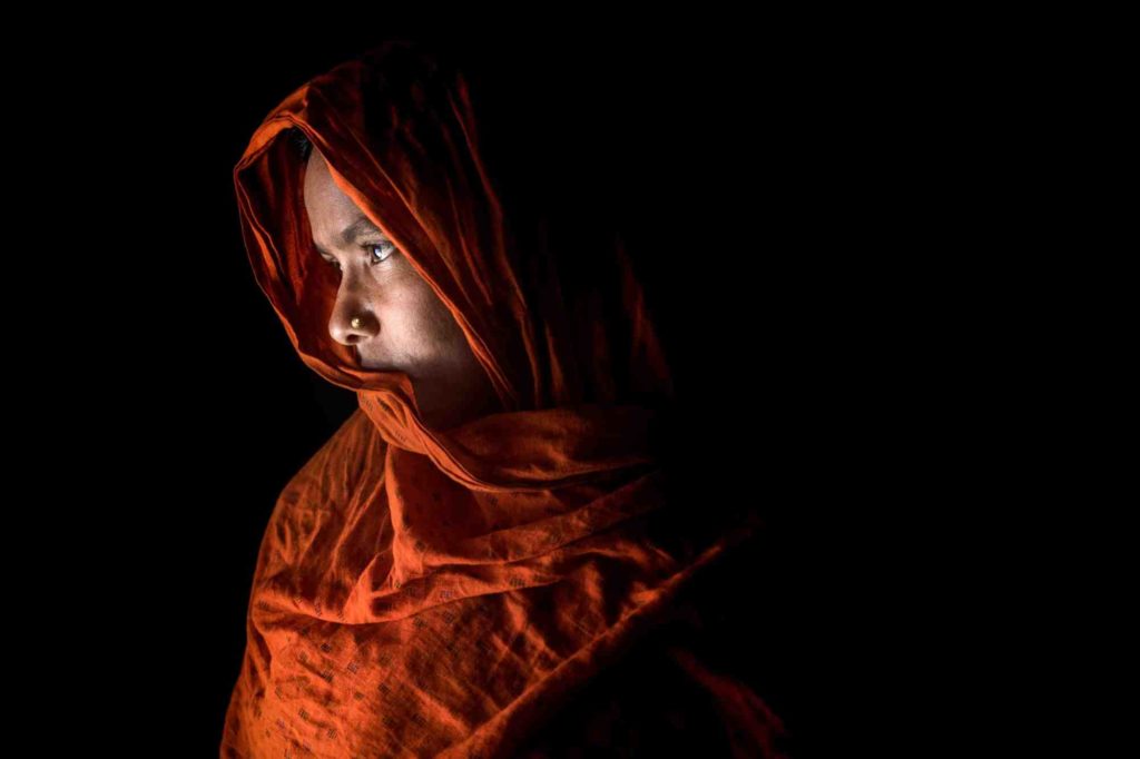 premio stein 2019 mostra cascina roma milano foto di Mushfiqul Alam ritratto di donna