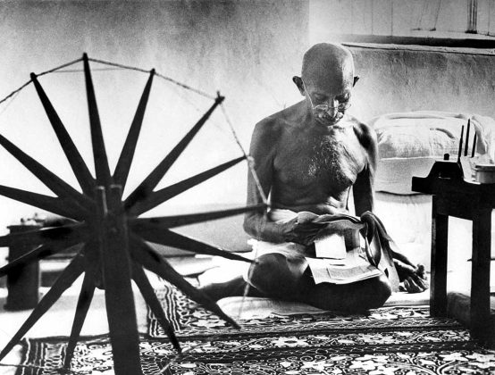 Gandhi Pune 1946 Images by Margaret Bourke-White 1946 The Picture Collection Inc All rights reserved