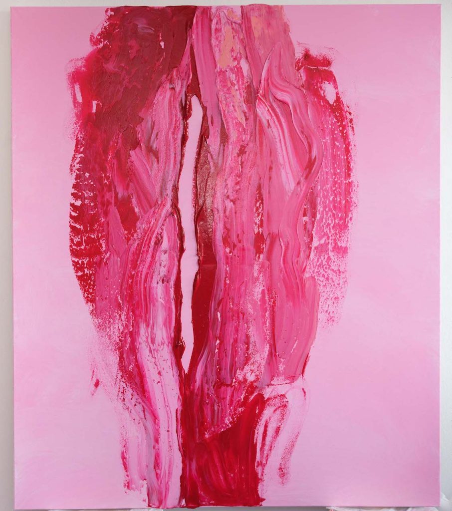 Nayra Martín Reyes, Self-portrait in Pink