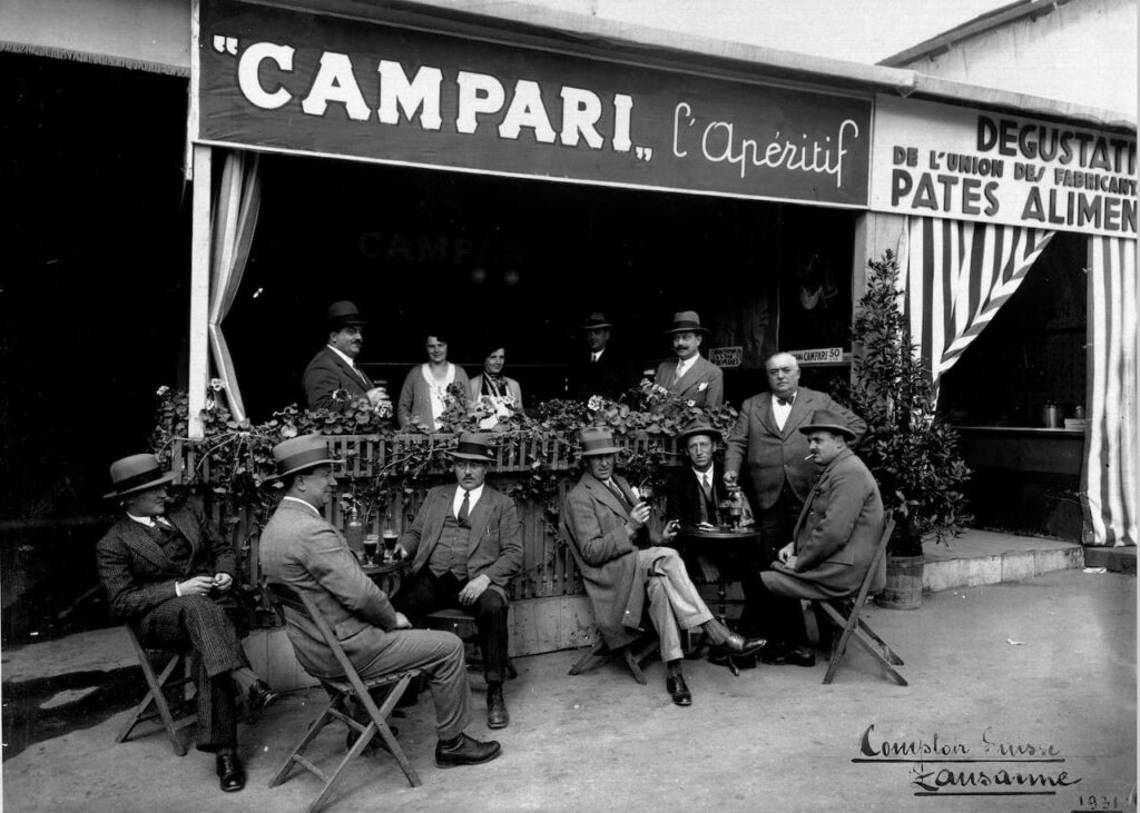 Lausanne. Switzerland. 1930s Galleria Campari